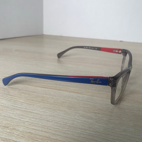 Ray-Ban RB5298 5550 Eyeglasses Frames Only Blue Red Translucent 53-17-135 - Picture 9 of 9